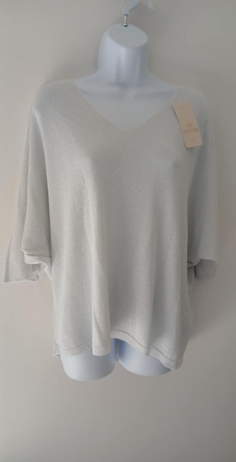 Pull lurex manches 3/4