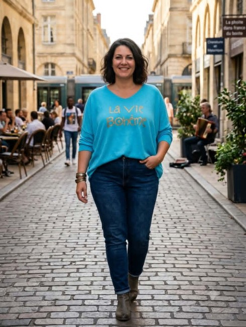 Pull léger « La vie bohème »