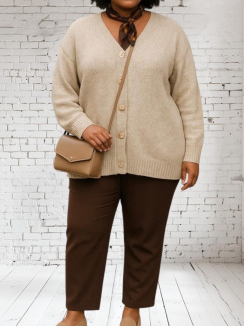Gilet grande taille coupe confort 