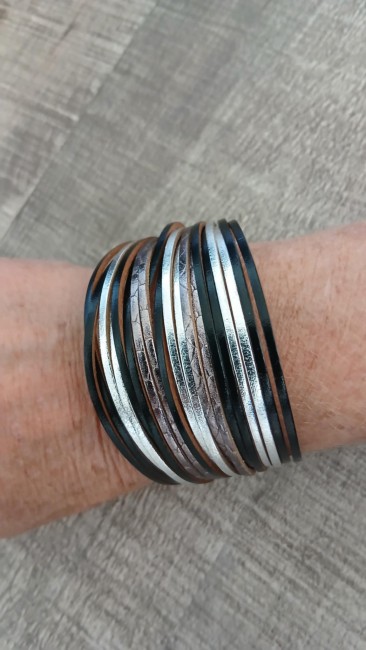 Bracelet en cuir Style Bohème Vintage