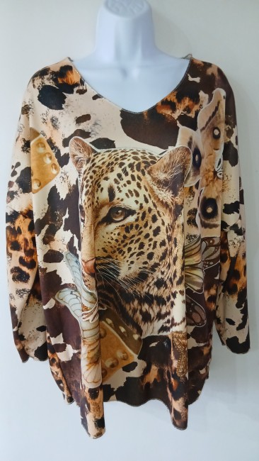 Pull fantaisie doublée polaire