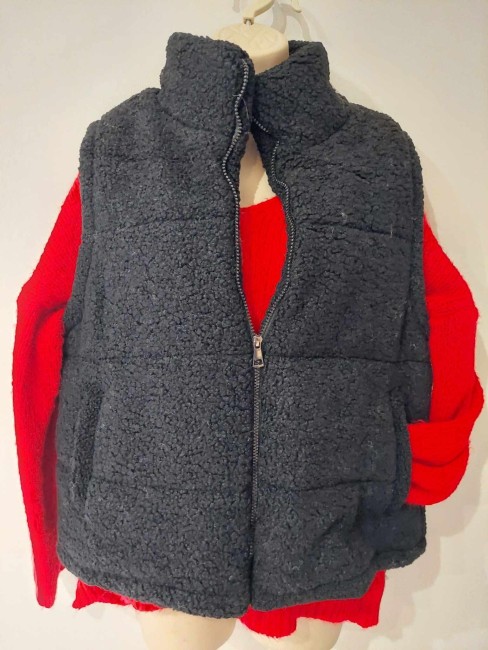 Gilet sans manche  laine bouillie