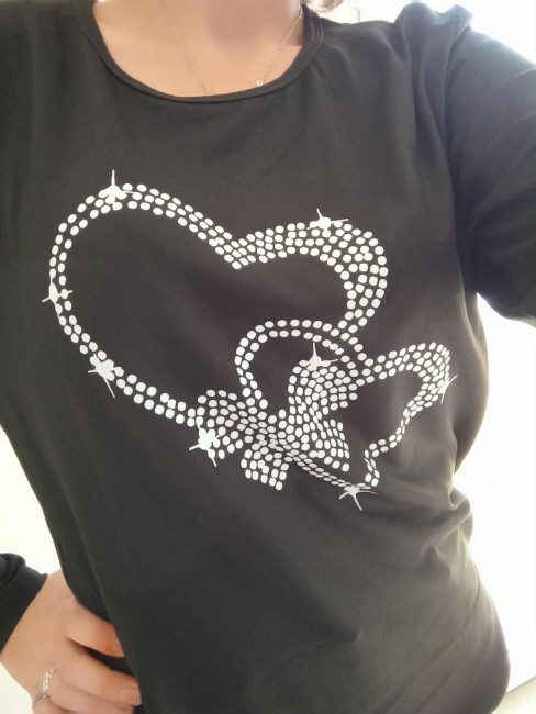 Tee-Shirt impression coeur