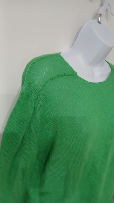 Pull léger doux oversize Vert