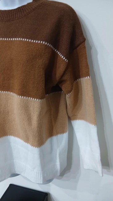 Pull dégradé et décontracté