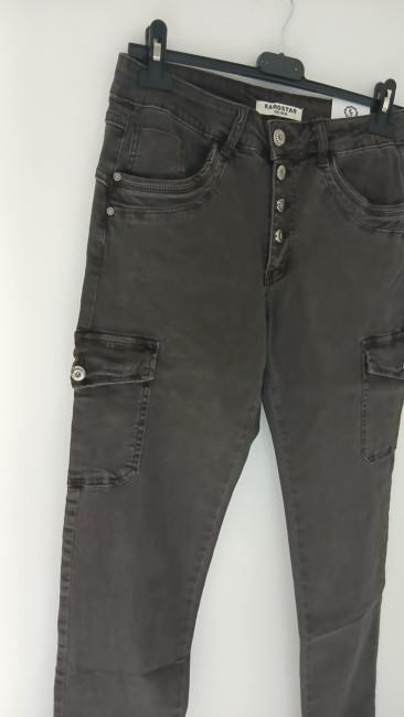 Jeans karostar brun