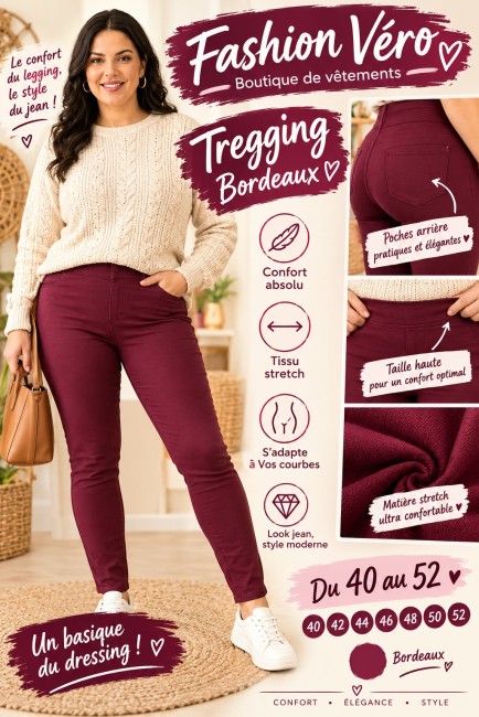 Pantalon Treggings Unis
