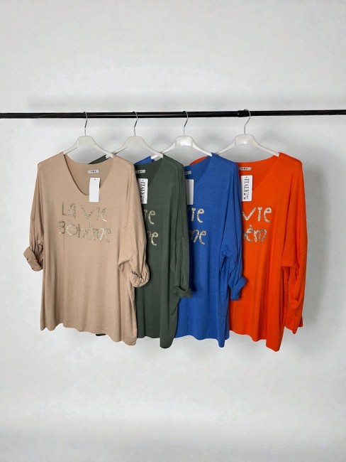 Pull léger « La vie bohème »