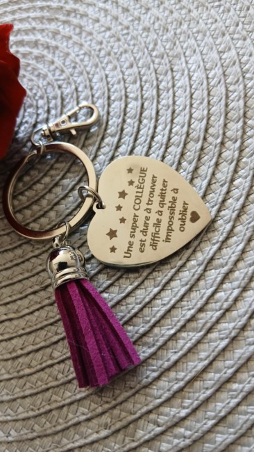 Porte clé coeur 
