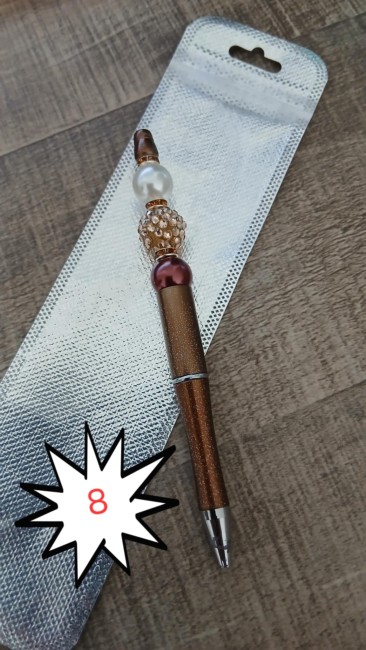 Stylos avec des perles