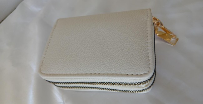 Porte monnaie double zips