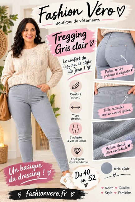 Pantalons Jeggings Unis