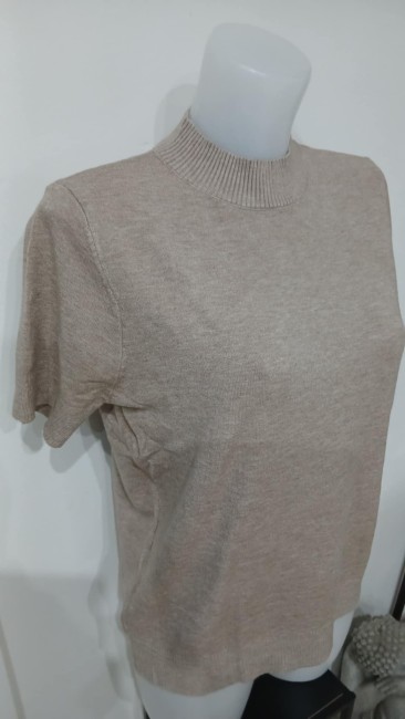 Pull à col montant mi-hauteur