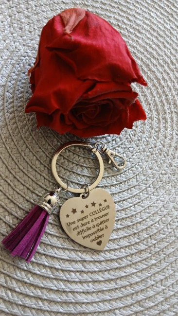 Porte clé coeur 
