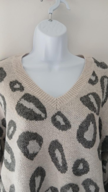 Pull col V décontracté