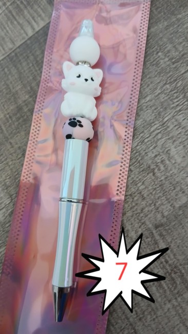 Stylos avec des perles