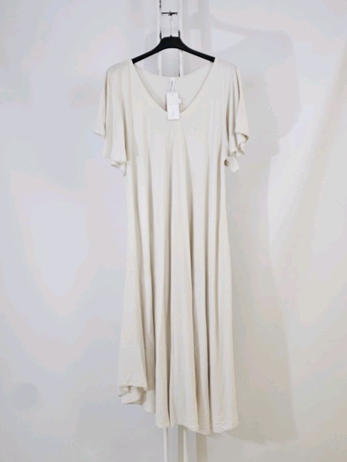 Robe fluide uni viscose
