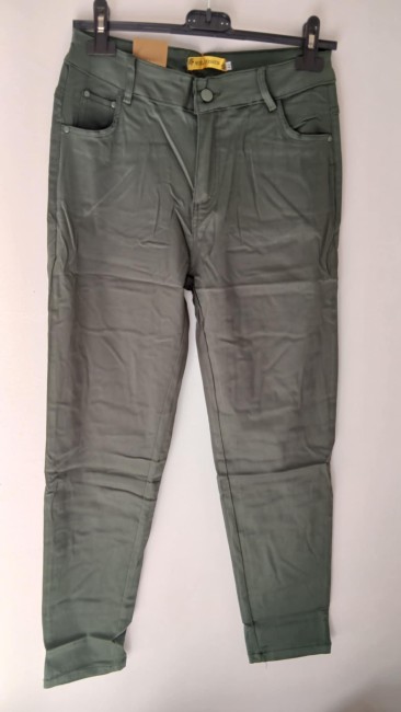 Pantalon GT taille bouton zip STRAIGHT - Uni
