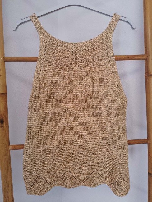 Débardeur en maille et lurex