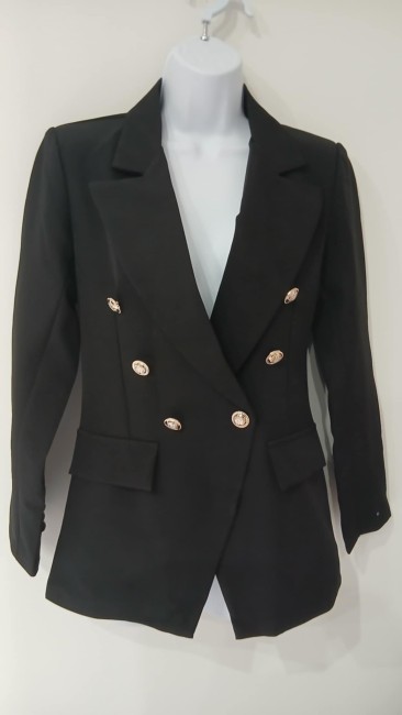 Veste Blazer uni noir 