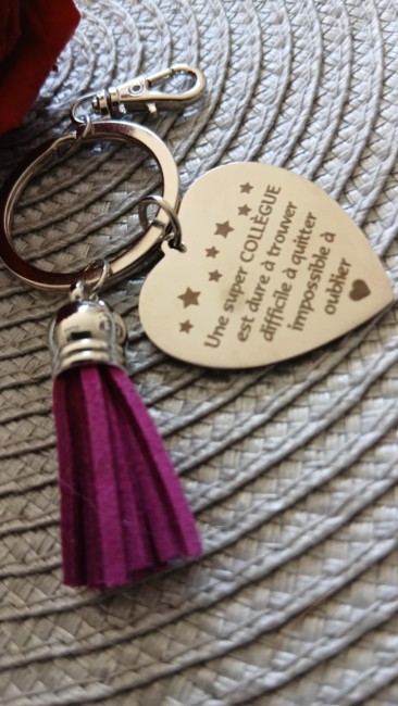 Porte clé coeur 