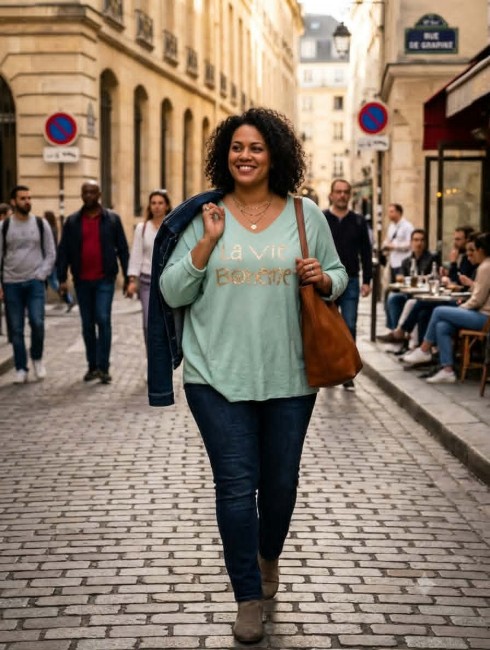 Pull léger « La vie bohème »