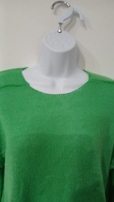 Pull léger doux oversize Vert