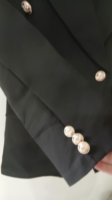 Veste Blazer uni noir 