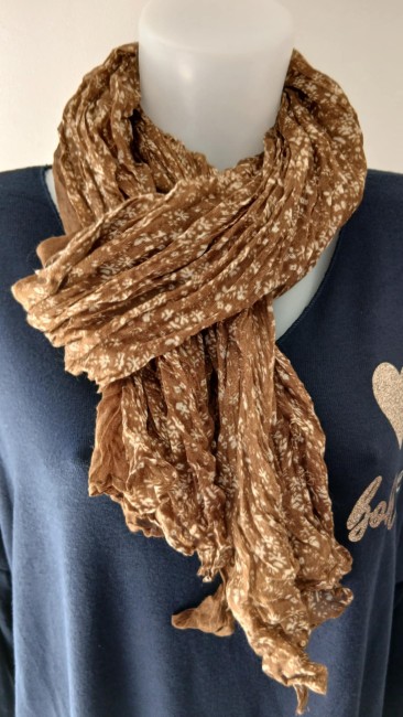 Echarpe bohème imprimé floral