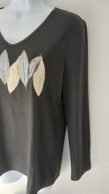 Tee-Shirt imprimé feuilles