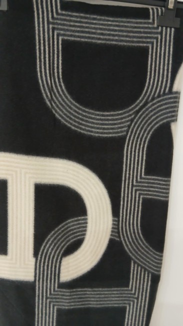 Écharpe imprimé géométrique rond