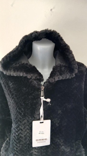 Blouson moumoute noir