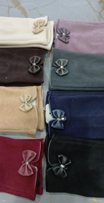 Gants velours Tactile femme 