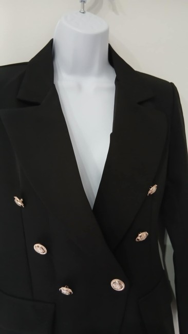 Veste Blazer uni noir 