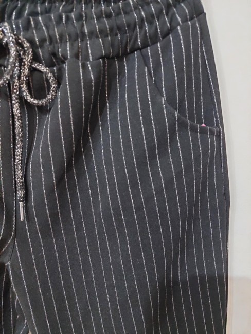 Pantalon  rayure brillante