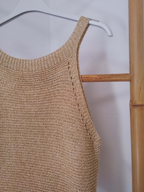 Débardeur en maille et lurex