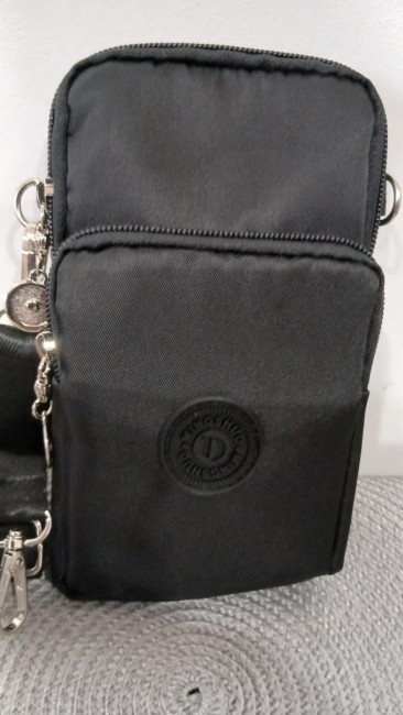 Pochette téléphone noir  