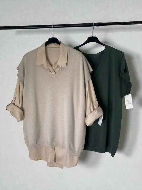 Pull sans manches idéal pour vos chemises