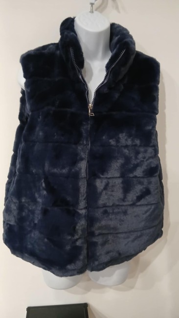 Gilet en fourrure sans manche