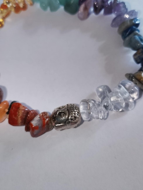 Bracelet chips 7chakras