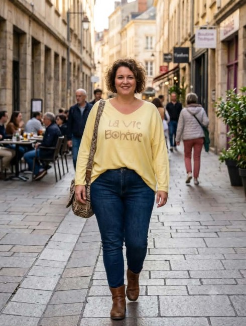 Pull léger « La vie bohème »