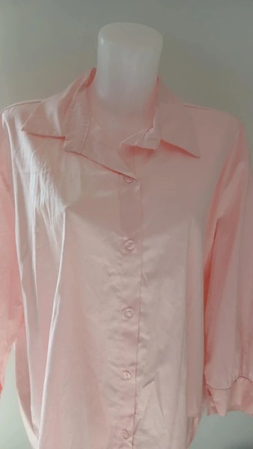 Chemise unie manches 3/4