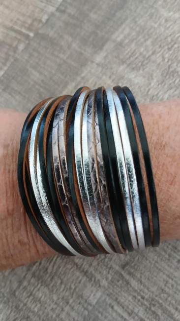 Bracelet en cuir Style Bohème Vintage