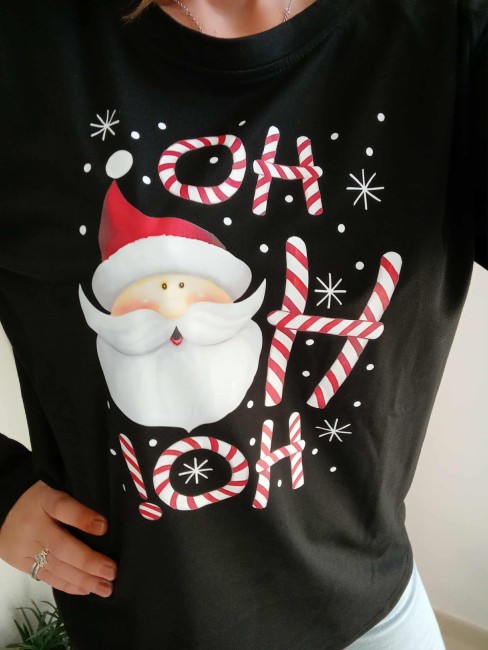 Tee-Shirt impression Ho Ho Ho !