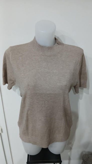 Pull à col montant mi-hauteur