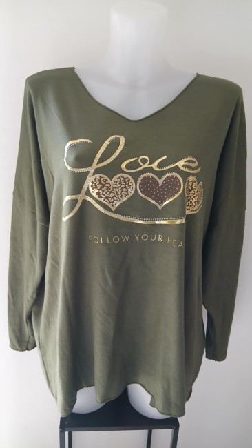 Pull léger coeur Love