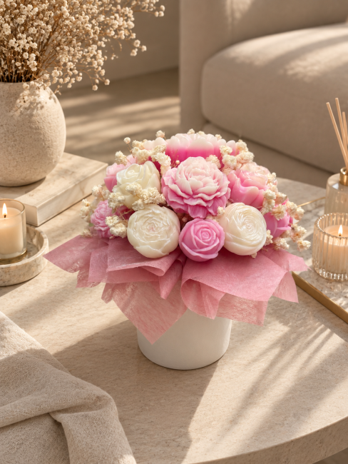 Bouquet Parfumé - Rose clair