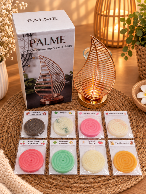 Brûle Parfum Palme + 8 fondants