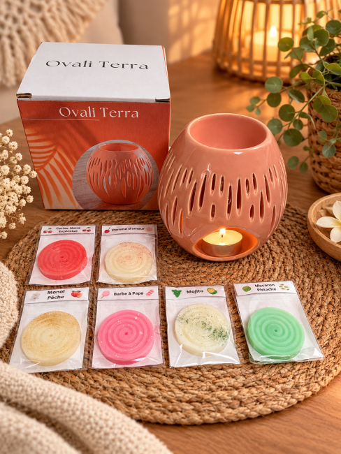 Brûle Parfum + 6 Fondants parfumés