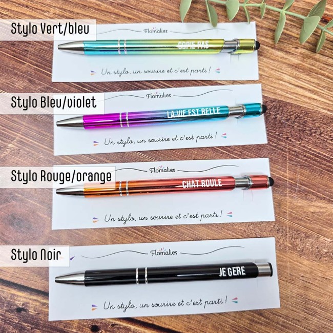 7.Stylo choix